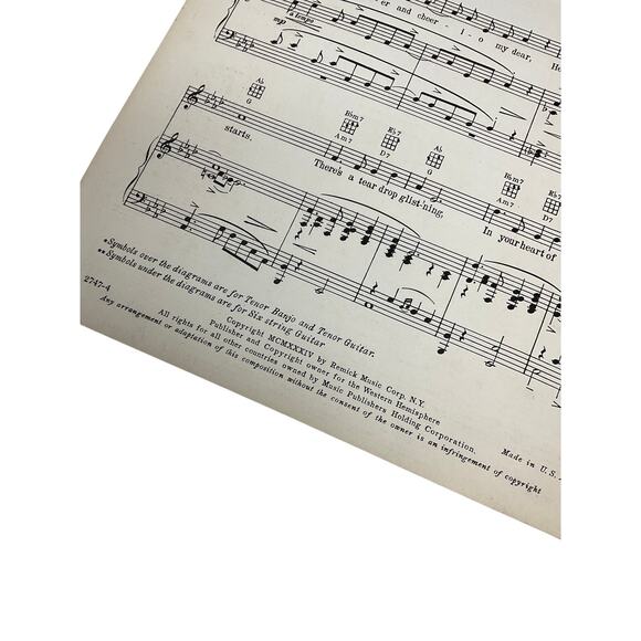 Fare Thee Well Annabelle Sheet Music 1934 Sweet Music Rudy Vallee Dixon Wrubel - Picture 4 of 5